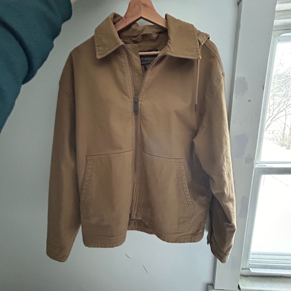 American Eagle Outfitters Men's Brown Lightweight Jacket